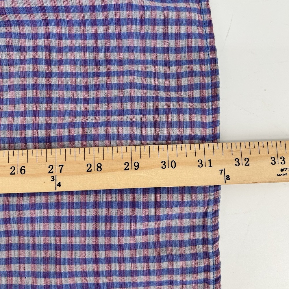 Tommy Bahama Shirt Mens 2XB Flannel Lined Purple Plaid Dadcore‎ Classic - Picture 9 of 9